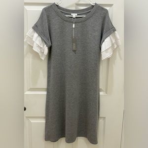 SPENSE TSHIRT FLUTTER SLEEVE DRESS SIZE S NWT c2